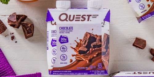 Quest Chocolate Protein Shake 12-Count Only $14.64 on Amazon (Regularly $20) | Keto-Friendly & Gluten Free