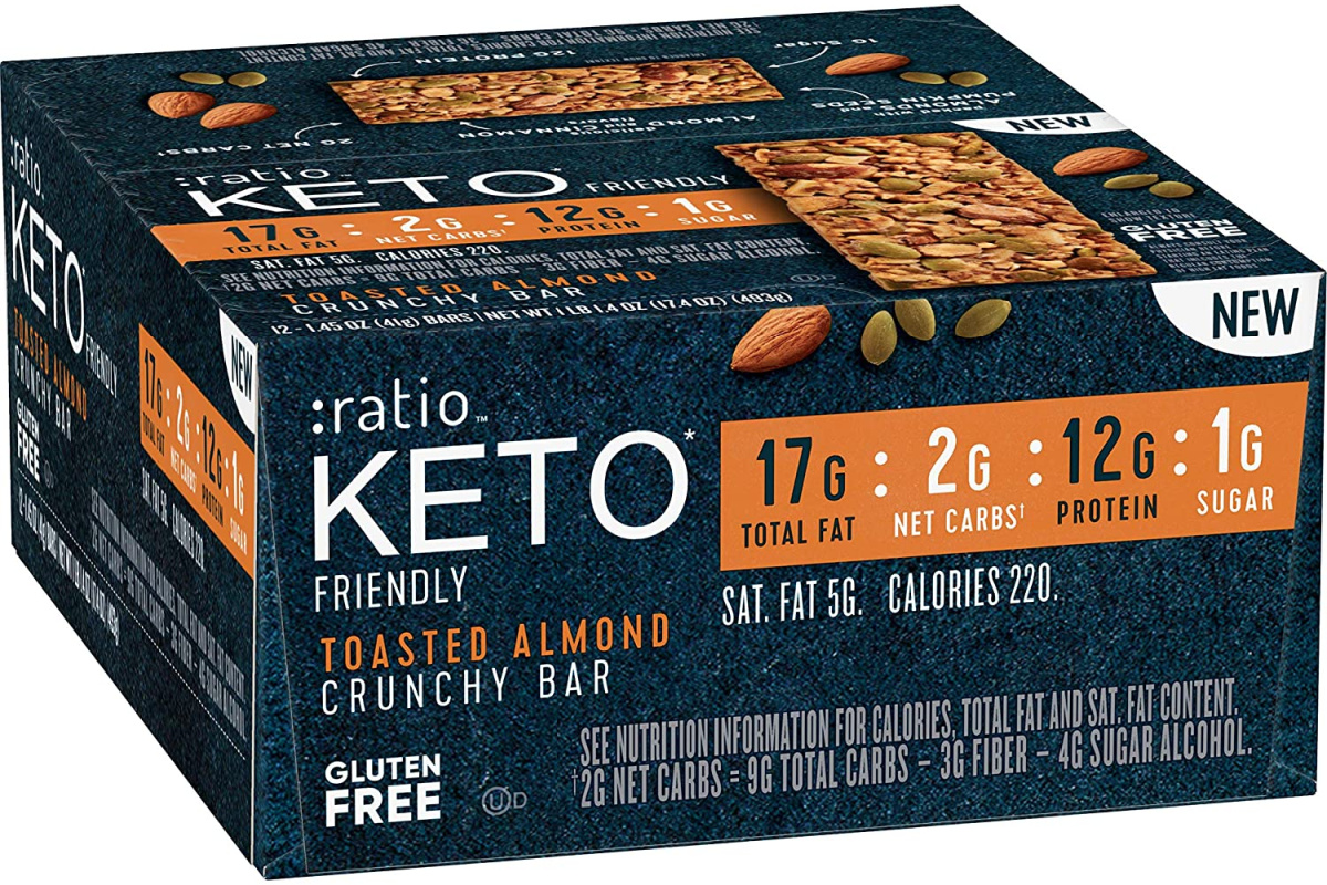 Ratio KETO Friendly Protein Bars 12Pack Only 19.43 Shipped on Amazon