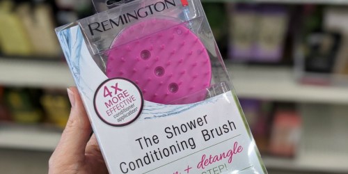 Readers Are Loving This Remington Shower Conditioning Brush from Dollar Tree