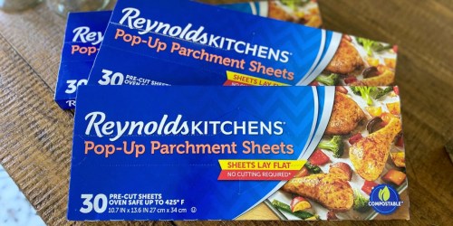 Reynolds Kitchens Pop-Up Parchment Paper Sheets 30-Count Just $2.83 Shipped on Amazon (Regularly $5)
