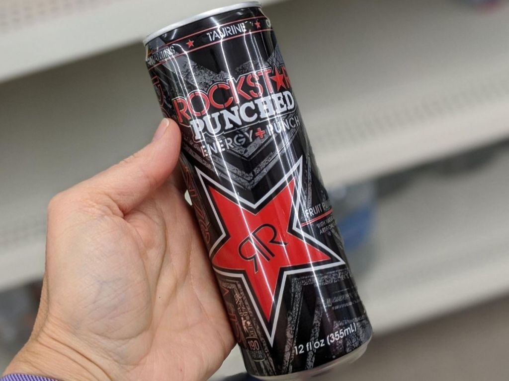 Rockstar Punch in person's hand