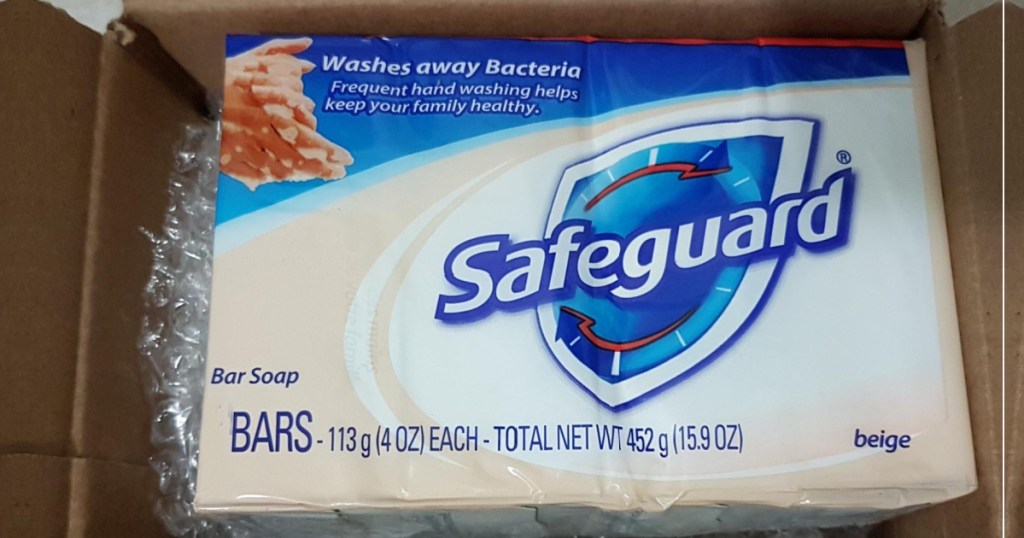 Box of Safeguard Bar Soap 