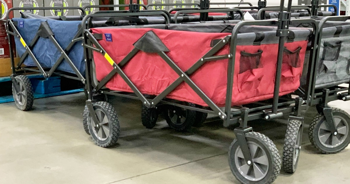 This Folding Wagon w/ Table, Cup & Phone Holders is Just $ Shipped for  Sam's Club Members