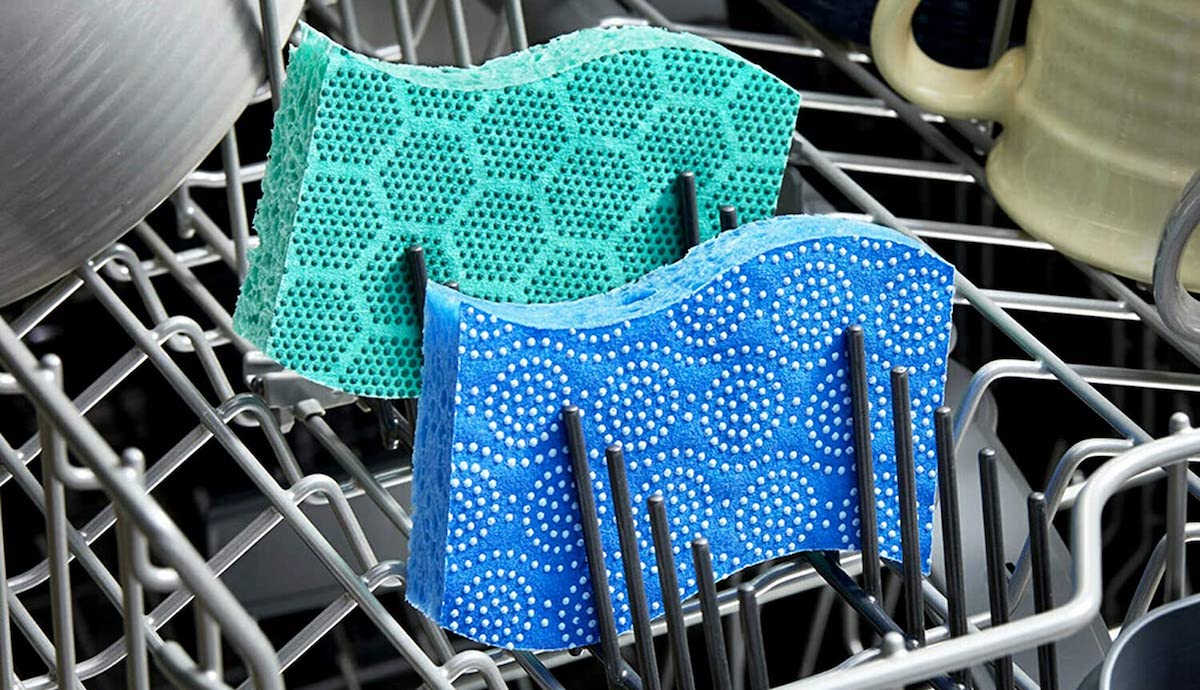 Scotch-Brite Dots sponges in dishwasher