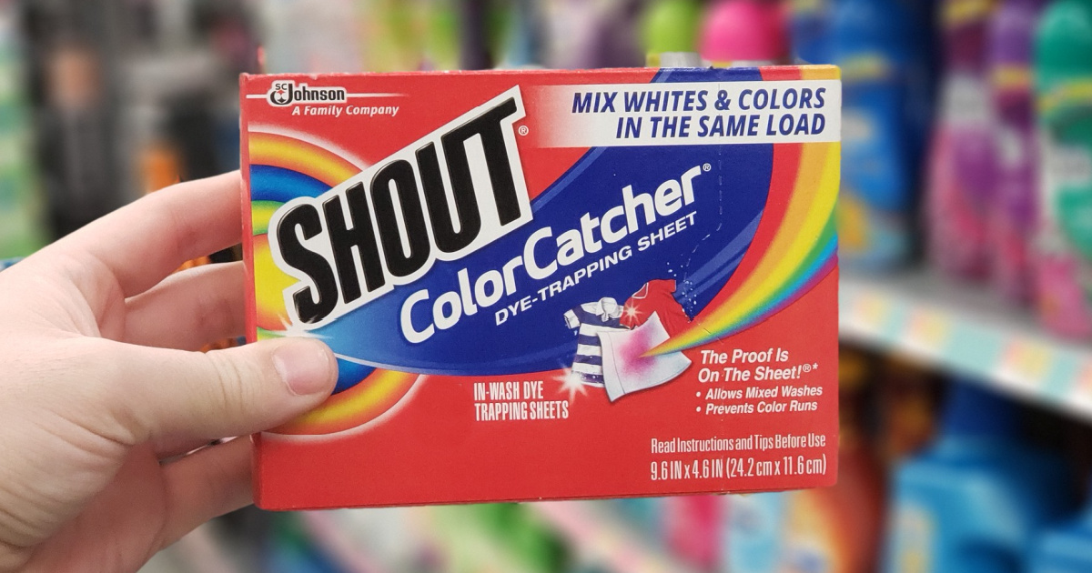 Shout Color Catcher Dye Trapping Sheets 72-Count Only $7.54 Shipped on