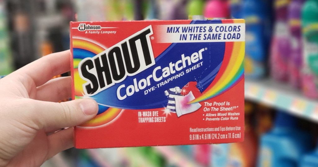 Shout Color Catcher Sheets 72-Count Box Only $7.45 Shipped on