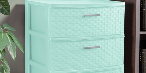 Sterilite 3-Drawer Wide Weave Tower Only $17.98 on Walmart.com