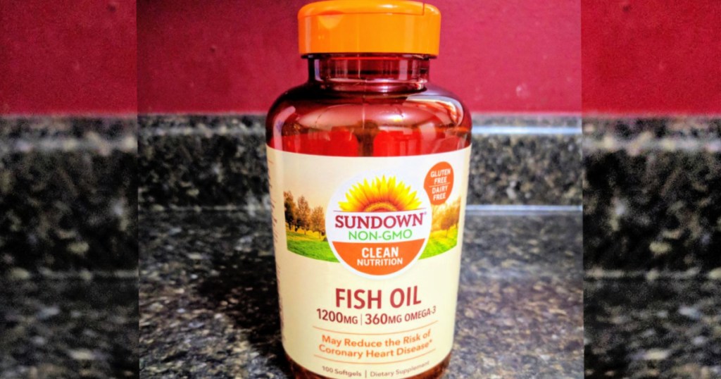 Sundown Fish Oil 1200mg Softgels 100-Count