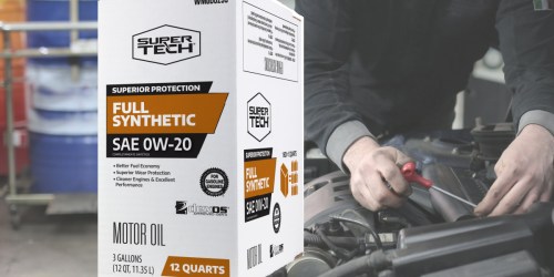 Super Tech Motor Oil 12-Quart Jug Only $29.97 on Walmart.com (Regularly $34)
