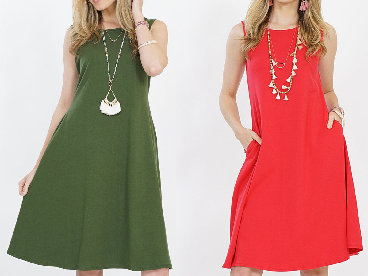 swing dress with pockets zulily