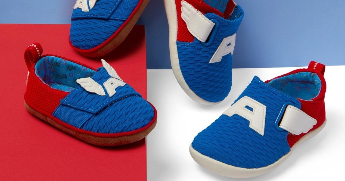 marvel baby shoes