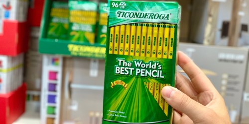Ticonderoga Number 2 Pencils 96-Count Only $10 on Amazon