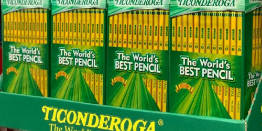 Ticonderoga Pencils 180-Count Just $20 Shipped on Amazon (Reg. $39)