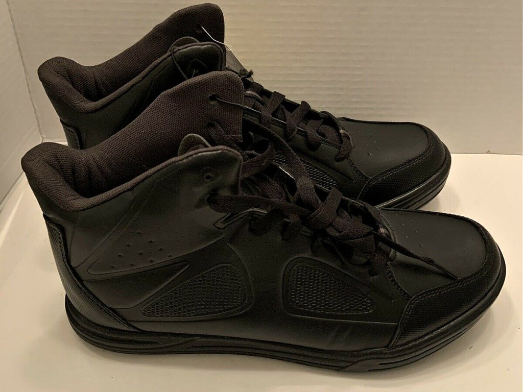 men's black work shoes