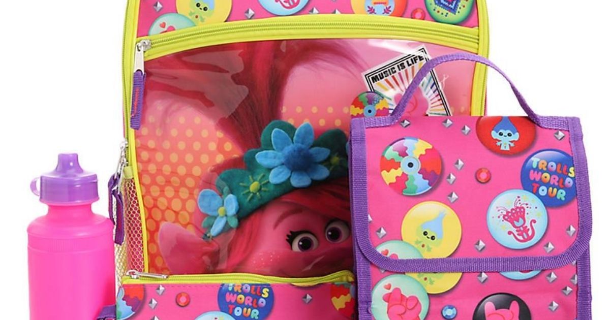 Kids 5 Piece Backpack Sets As Low As 11 99 Shipped On Dsw Com Hip2save