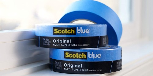 Scotch Blue Painter’s Tape 6-Pack Only $13.79 on Amazon | Great for DIY Projects