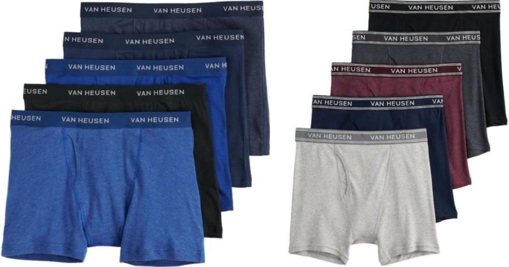 10 pairs of men's boxer shorts