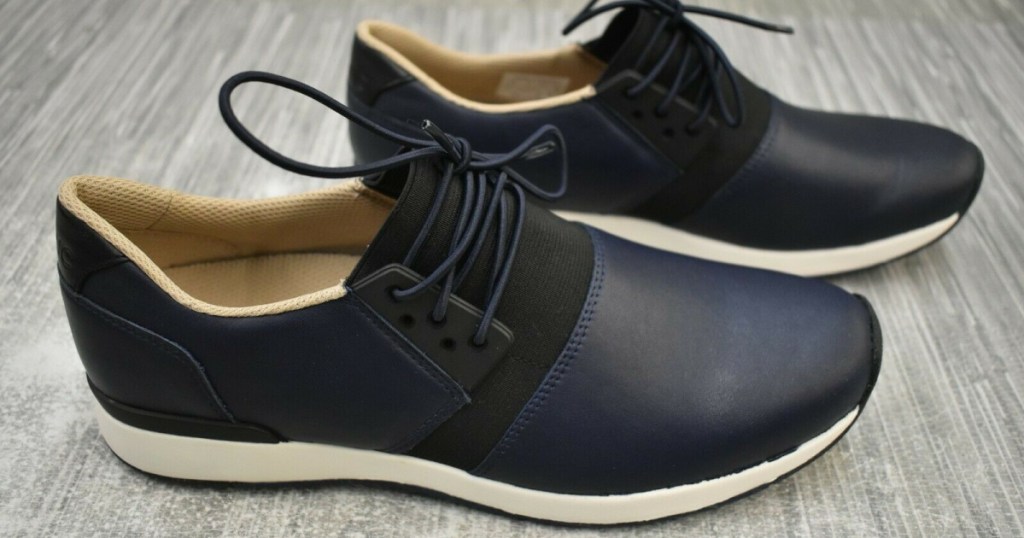 women's blue and black sneakers