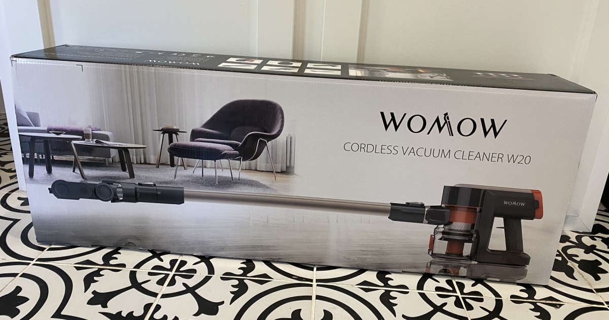 box of Womow Cordless Vacuum Cleaner