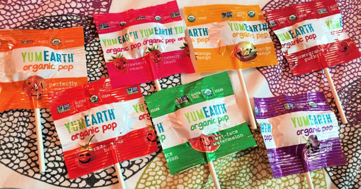 YumEarth Organic Pops 20-Count Bag Just $1.89 Shipped on Amazon | Only ...