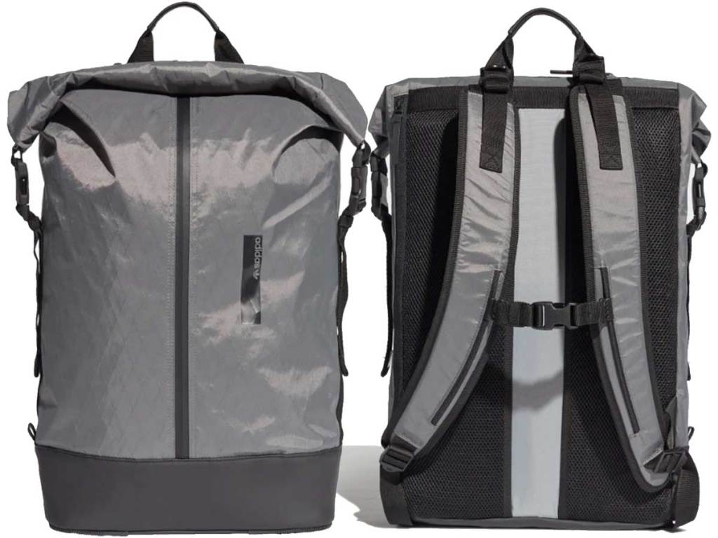 gray adidas rollout backpack