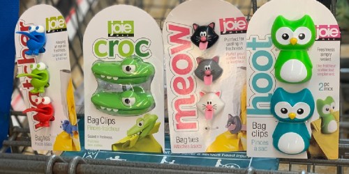 Whimsical Animal Bag Clips & Ties Just $2.69 at ALDI