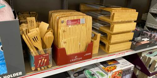 Bamboo Kitchen Essentials and Organizers from $2.49 at ALDI