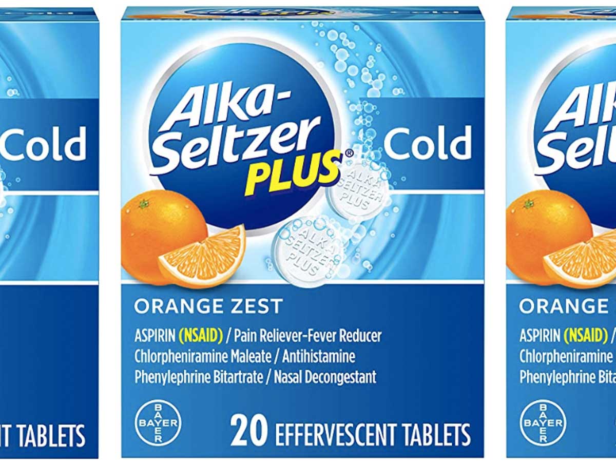 Alka-Seltzer Plus Cold Medicine 20-Count Just $2.46 Shipped On Amazon