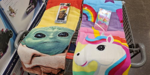 Kids Towels Only $5.50 at Walmart | Disney, Star Wars, JoJo & More