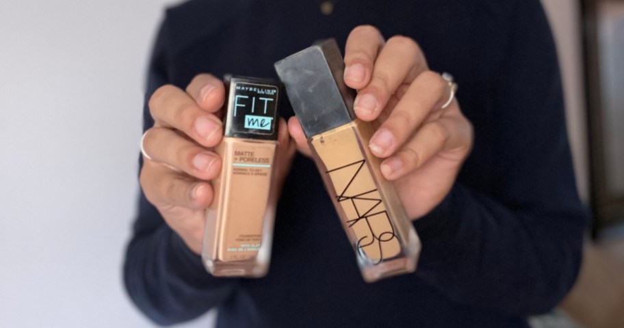 maybelline fit me and nars foundations