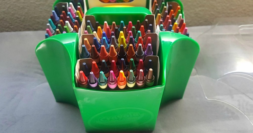 Crayola Ultimate crayon collection in green case