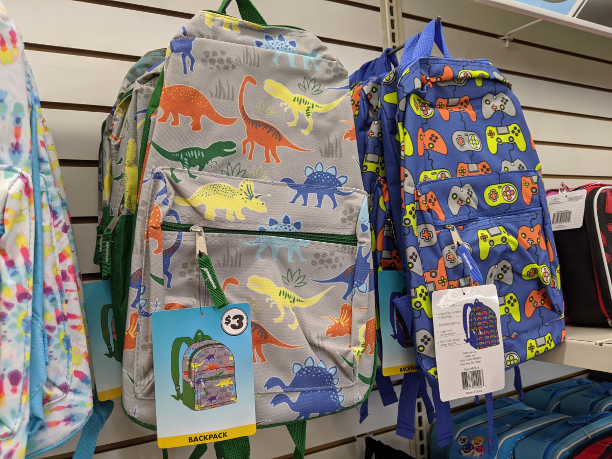 Dollar discount tree backpack