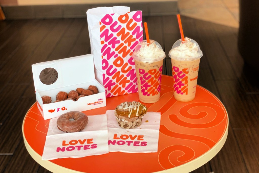 Dunkin' Is Releasing Their FallThemed Menu Items on August 18th