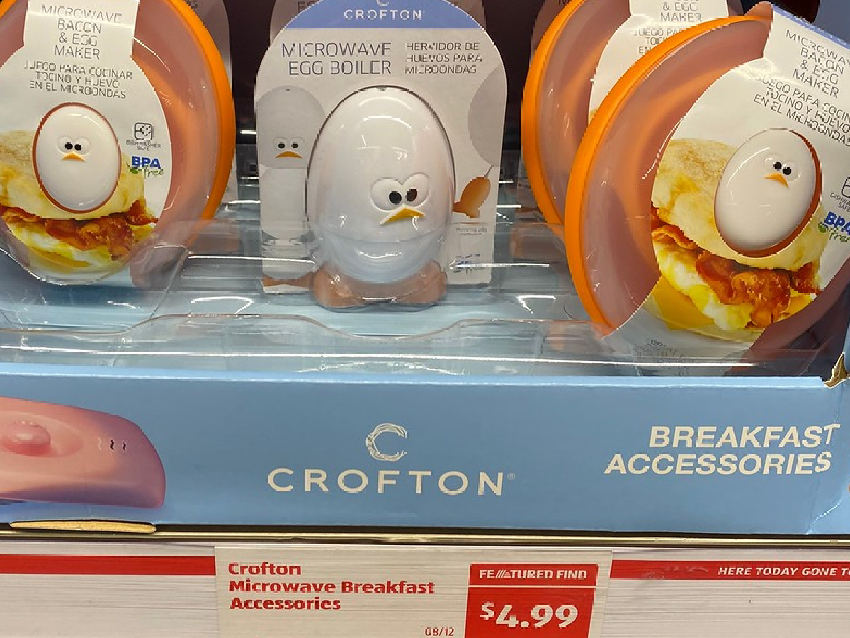 crofton microwave bacon and egg maker