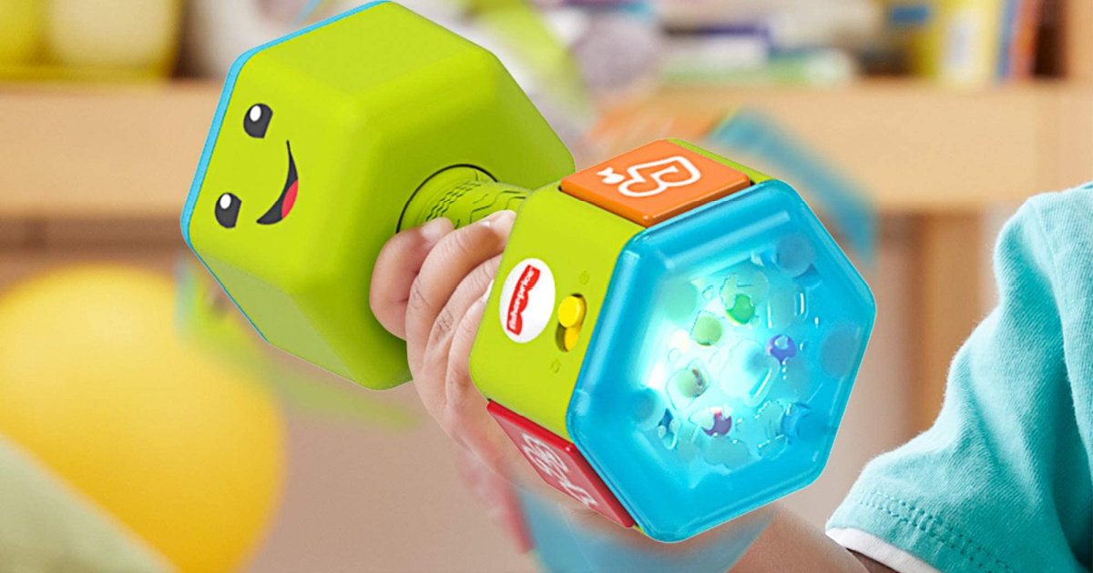 Fisher-Price Laugh & Learn Countin' Reps Dumbbell ‎Multicolor 