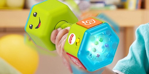 Fisher-Price Laugh & Learn Countin’ Reps Dumbbell Only $5 on Amazon or Target.com