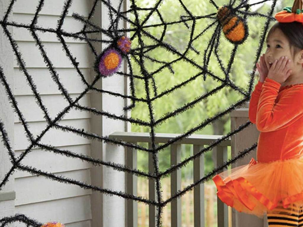 spider web decor