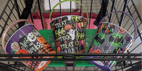 Halloween Tins, Baskets & Totes Only $1 at Dollar Tree