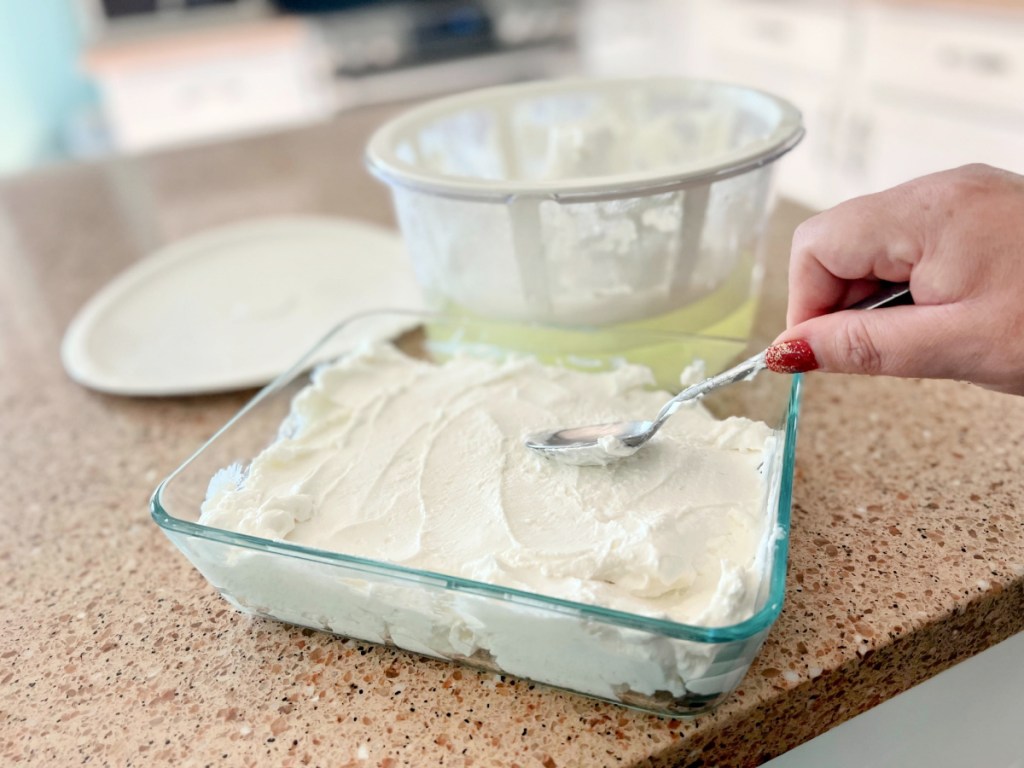 homemade greek yogurt strainer