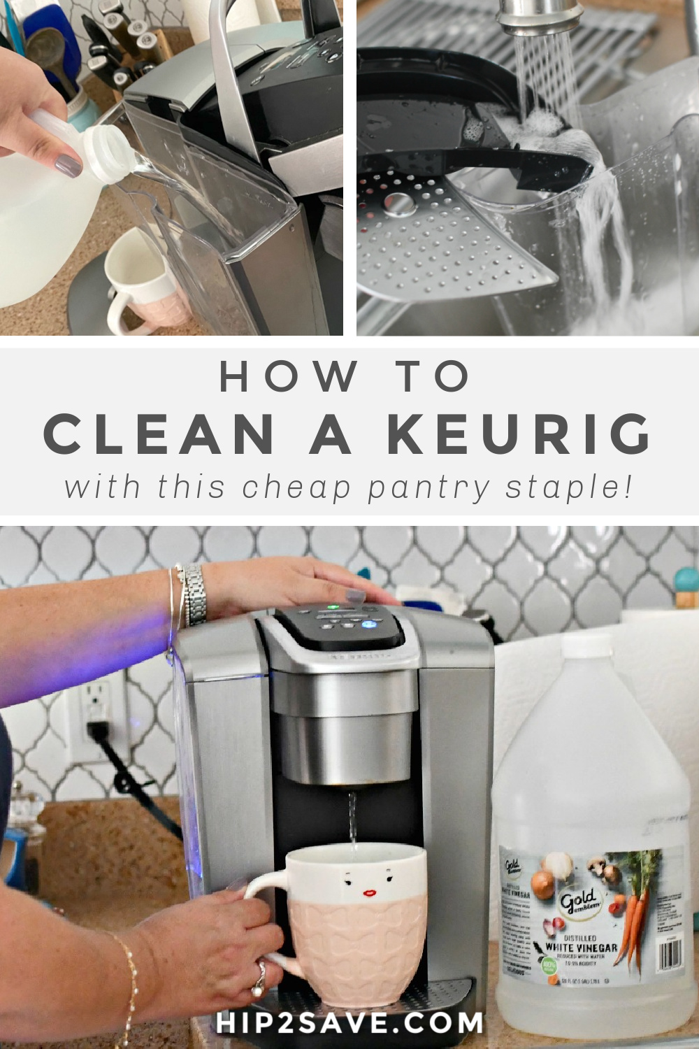 How to Clean a Keurig Coffee Maker Using Vinegar Hip2Save