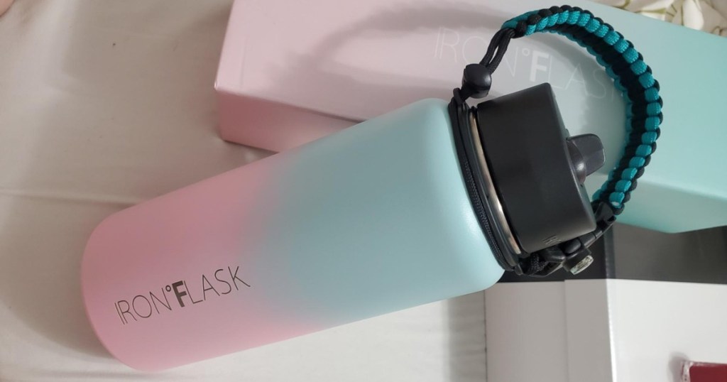Iron Flask ombre water bottle