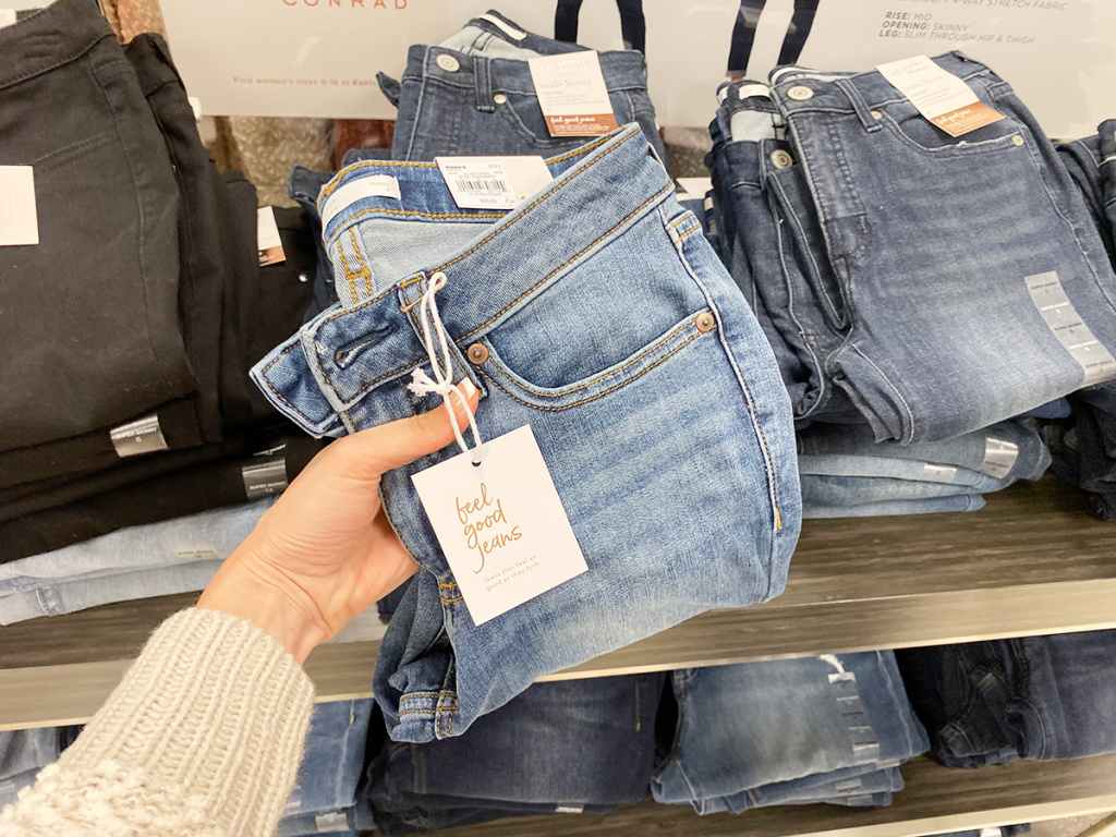 kohls womens jeans on sale