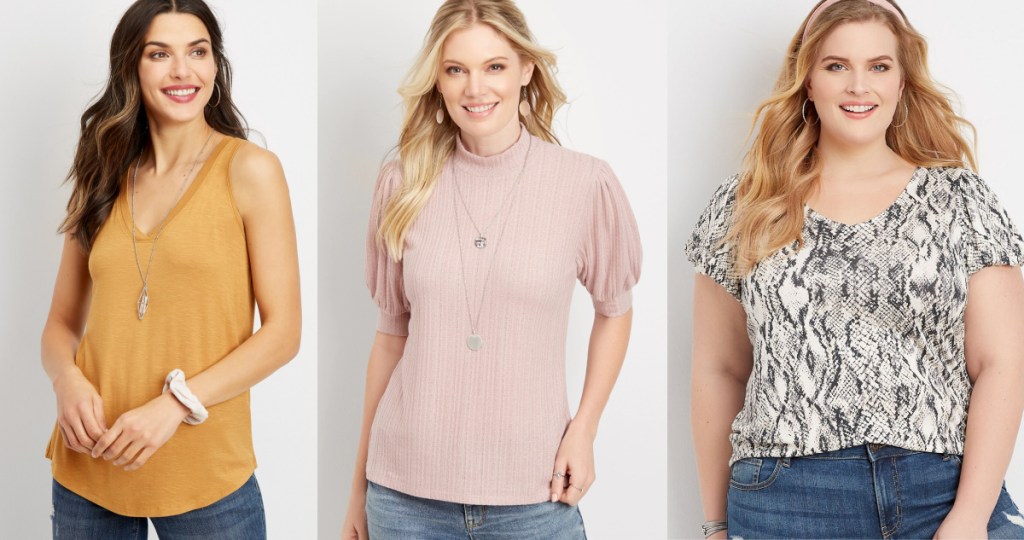 maurices women's tops