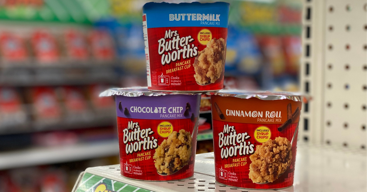 Mrs. Butterworth's Pancake Breakfast Cups Only 1 at Dollar Tree