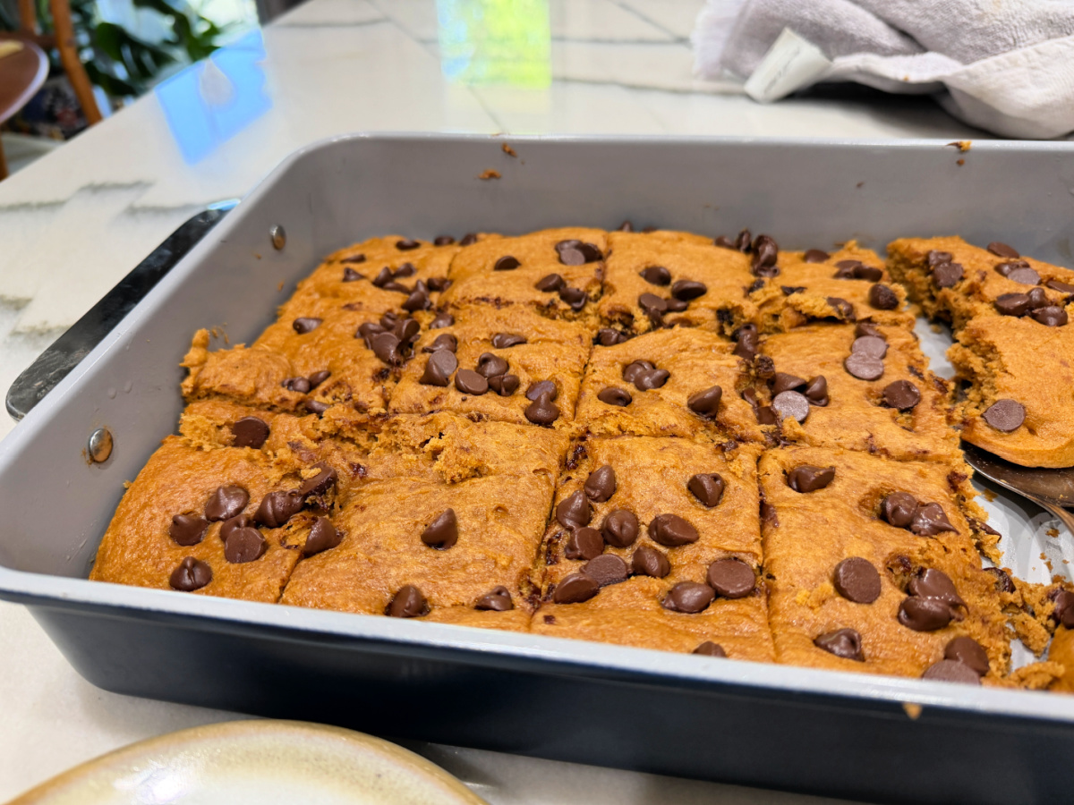Make 3 Ingredient Pumpkin Bars Using Cake Mix!