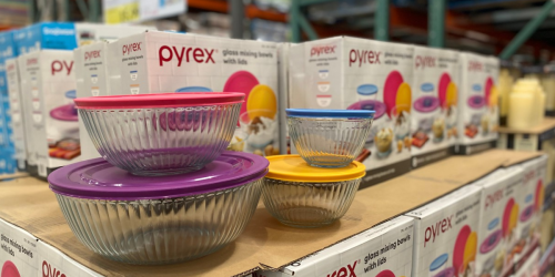 Pyrex Mixing Bowl Set w/ Lids Only $11.99 at Costco | Made in USA
