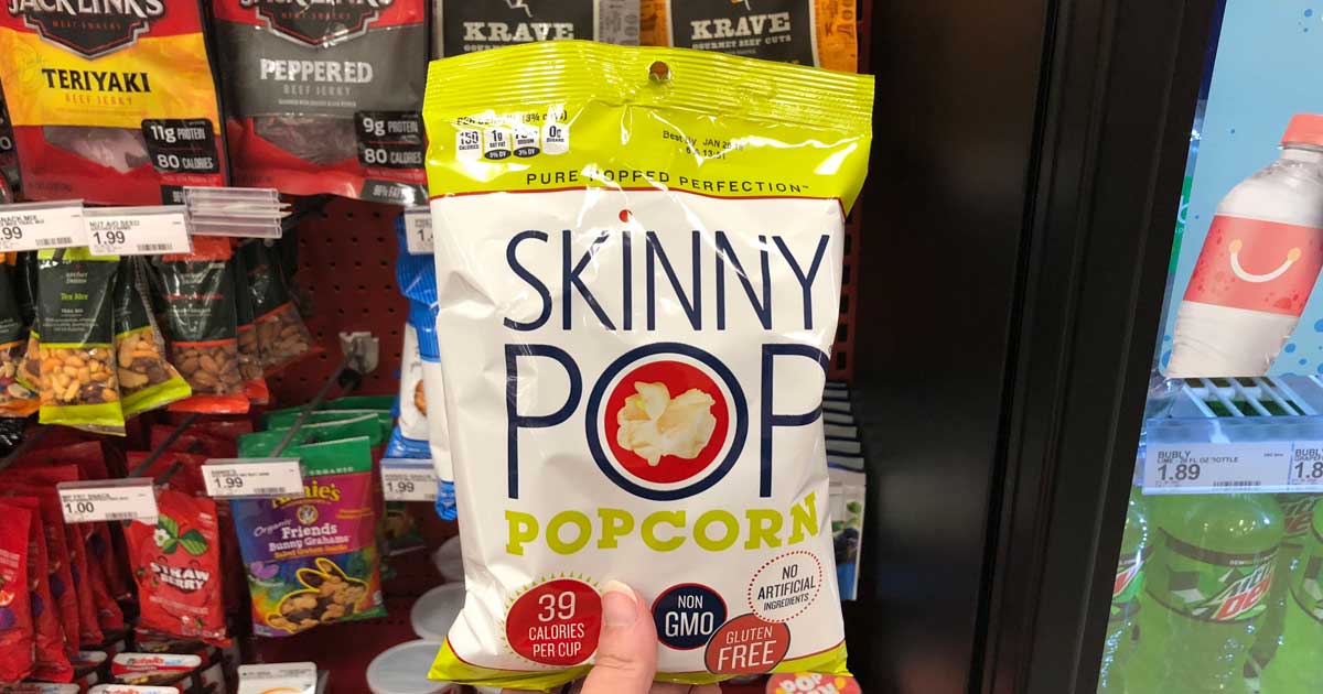 SkinnyPop Popcorn Snack Bags 30-Count Just $9.63 on Amazon | Only 32¢ Each