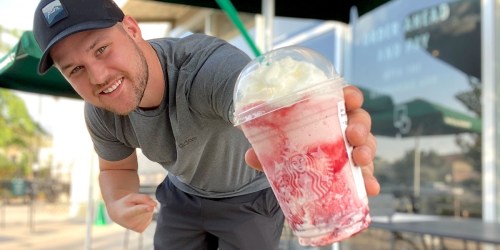 You Can Order a Secret Menu Starbucks Frappuccino That Tastes Like a Skittles Rainbow!