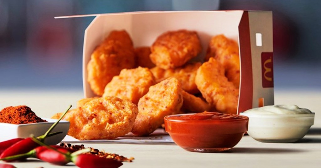 spicey chicken mcnuggets