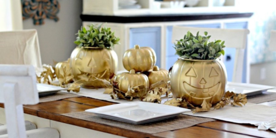 Make DIY Spray-Painted Pumpkins That Look Straight Out of Pottery Barn